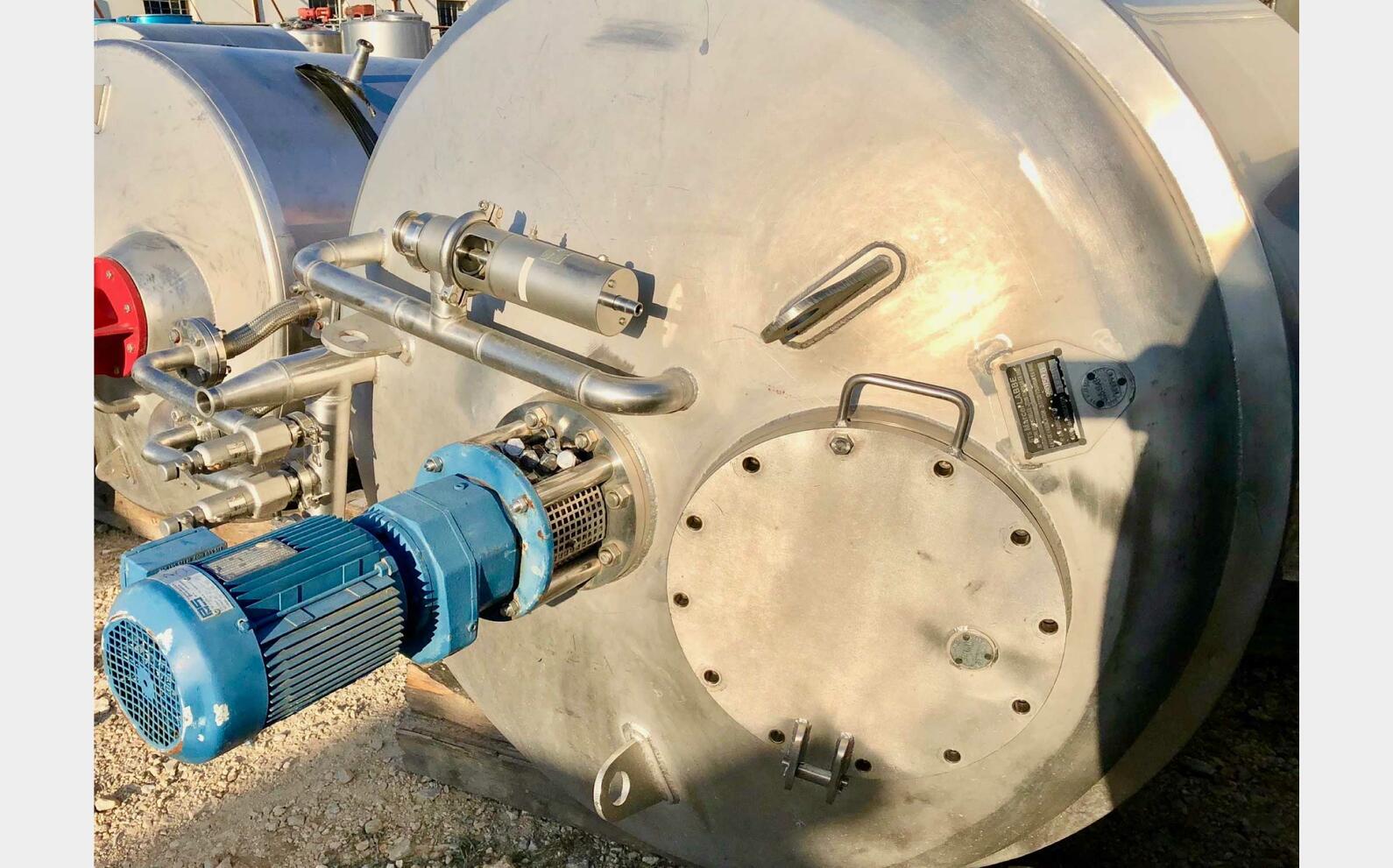 cuve inox de m&eacute;lange LSDH18