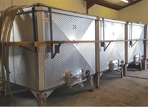 Cuve inox 70 hls de vinification marque : Bressanne
