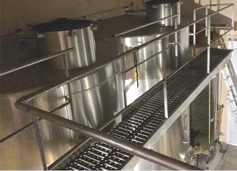 Passerelle inox