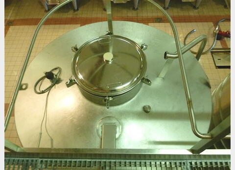 Cuve vinification INOX 304 tronconique - Volume : 87,3 hecto (8730 litres)