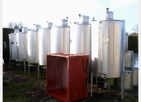 cuve stockage INOX 304L Agroalimentaire (vin rouge) Volume : 1000 litres