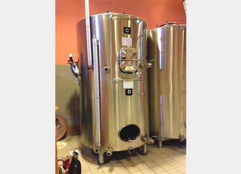 Cuve inox compartiment&eacute;e 20 + 30 hls.