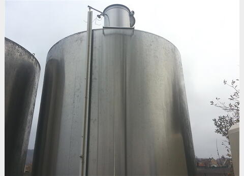 Cuve Inox 316 Fermée de 350 hls - Fon plat - cylindrique verticale