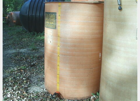 Cuve chapeau flottant en polyester - Volume : 10 hecto (1000 litres)