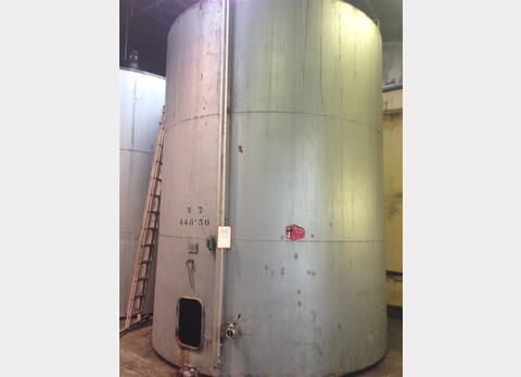 Cuve ACIER fond plat Agroalimentaire Volume : 44.800 litres (448 hecto)