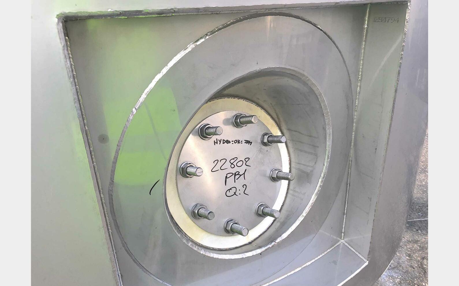 Storage tank - 316L stainless steel 101 HL (10100 litres) ARSILAC