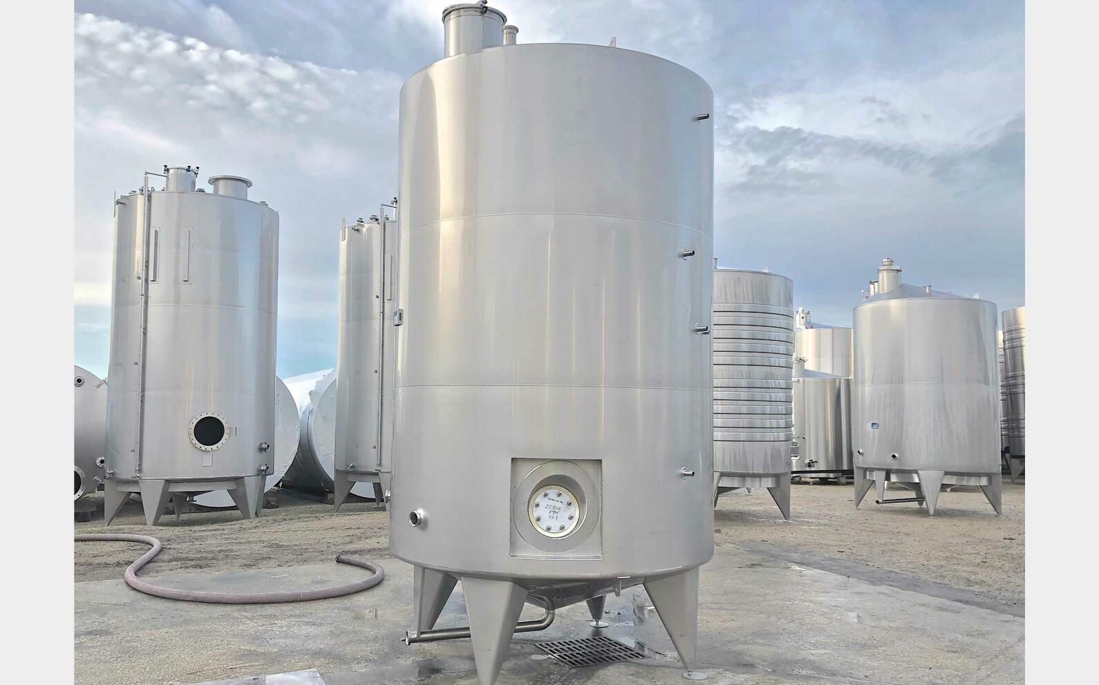 Cuve inox 316L - Thermor&eacute;gul&eacute;e 101 HL (10100 Litres) ARSILAC