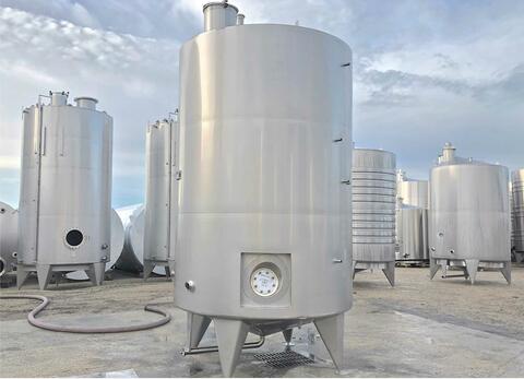 Storage tank - 316L stainless steel 101 HL (10100 litres) ARSILAC
