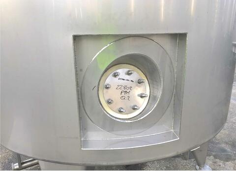Storage tank - 316L stainless steel 101 HL (10100 litres) ARSILAC
