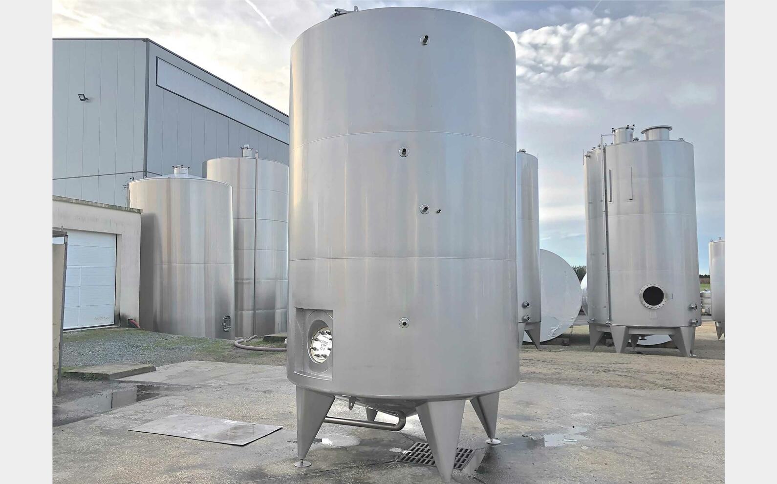 Cuve inox 316L - Thermor&eacute;gul&eacute;e 101 HL (10100 Litres) ARSILAC