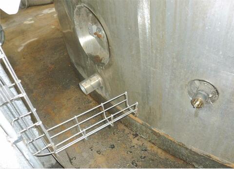 Cuve inox cylindrique verticale