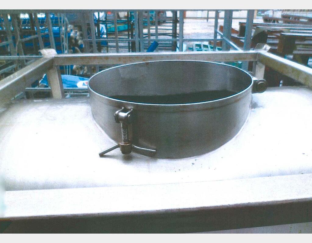 Conteneur de stockage en INOX - Volume : 1000 litres