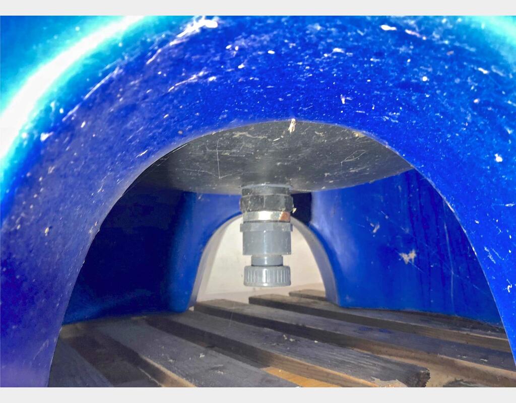 Cuve de stockage, PEHD - Cylindrique sur jupe
