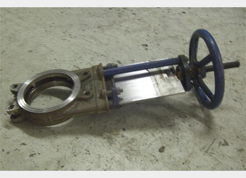 Vanne guillotine manuelle
