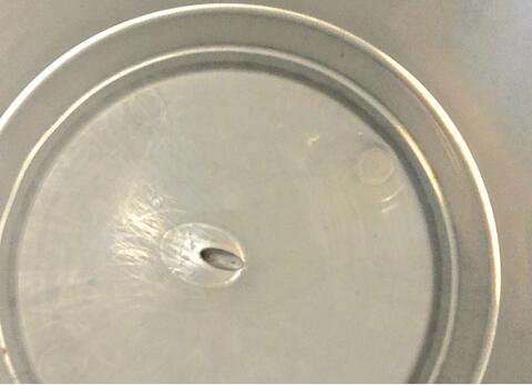 Cylindrical 304 stainless steel container