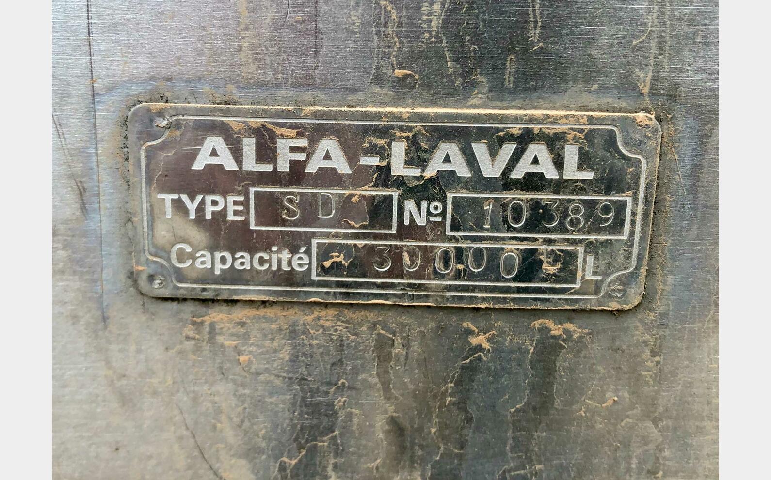 Stainless steel tank - Insulated 300 HL (30 000 liters) ALFA LAVAL