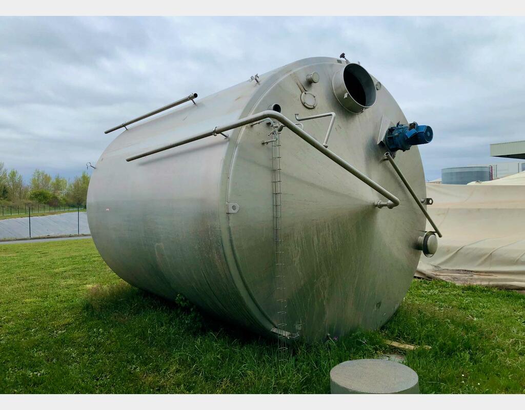 Stainless steel tank - Agitated / Insulated 200 HL (20 000 liters) PIERRE GUERIN
