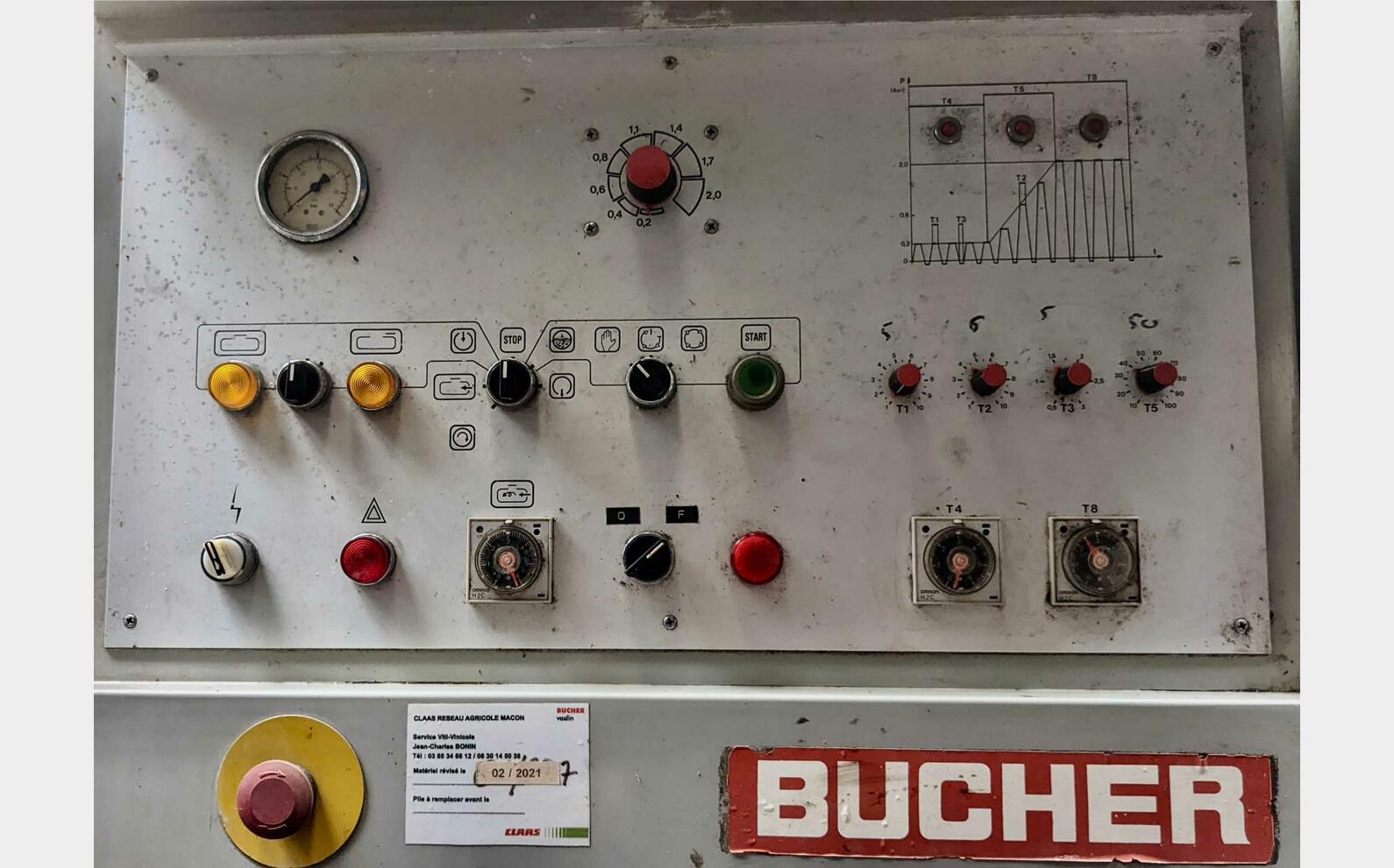 Pressoir - RPX 100 100 HL (10 000 litres) BUCHER