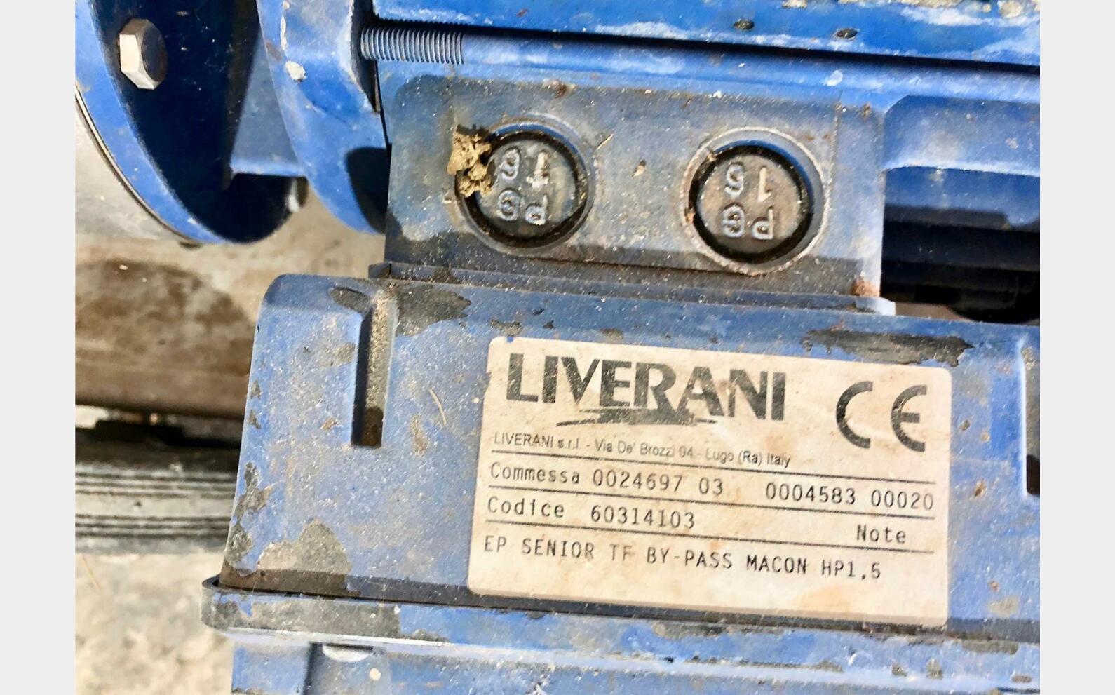 Pompe Liverani &agrave; impulseur