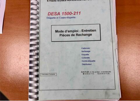 Labelling machine - DESA 1500  SAUFAB