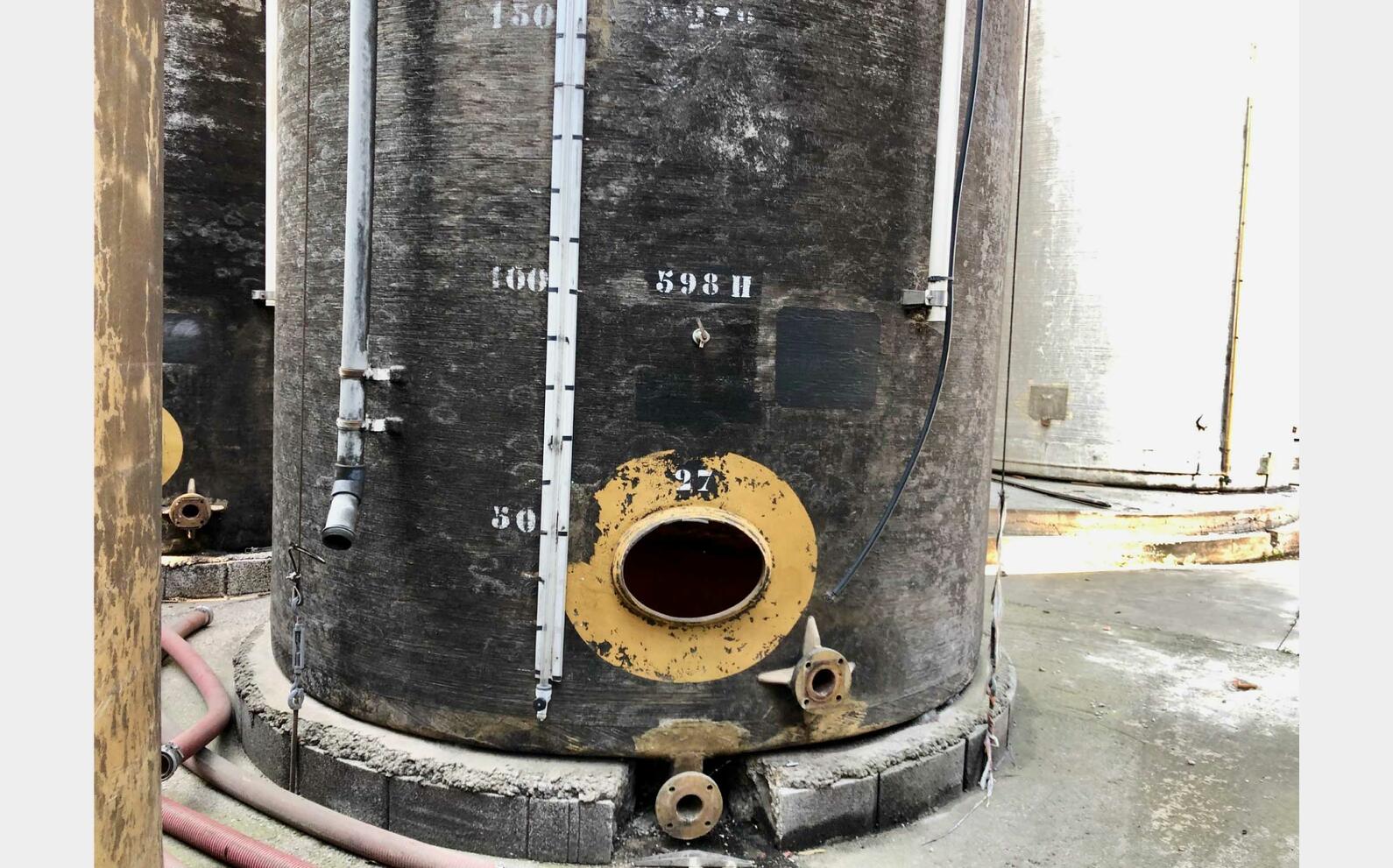 Fiberglass tank 598 HL (59800 liters)