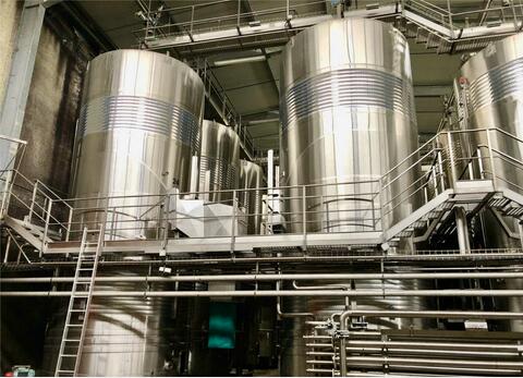 Cuve inox - Compartiment&eacute;e 700 HL (70 000 litres) MARTINEZ SOLE
