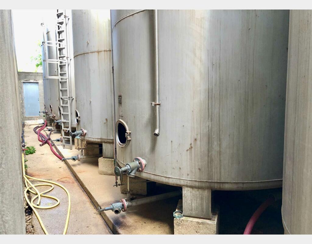Cuve acier revêtu sur pieds - Stockage
