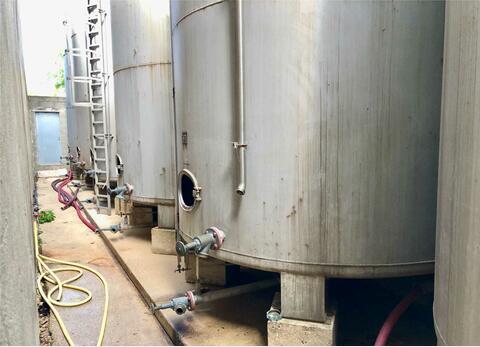 Cuve acier revêtu sur pieds - Stockage