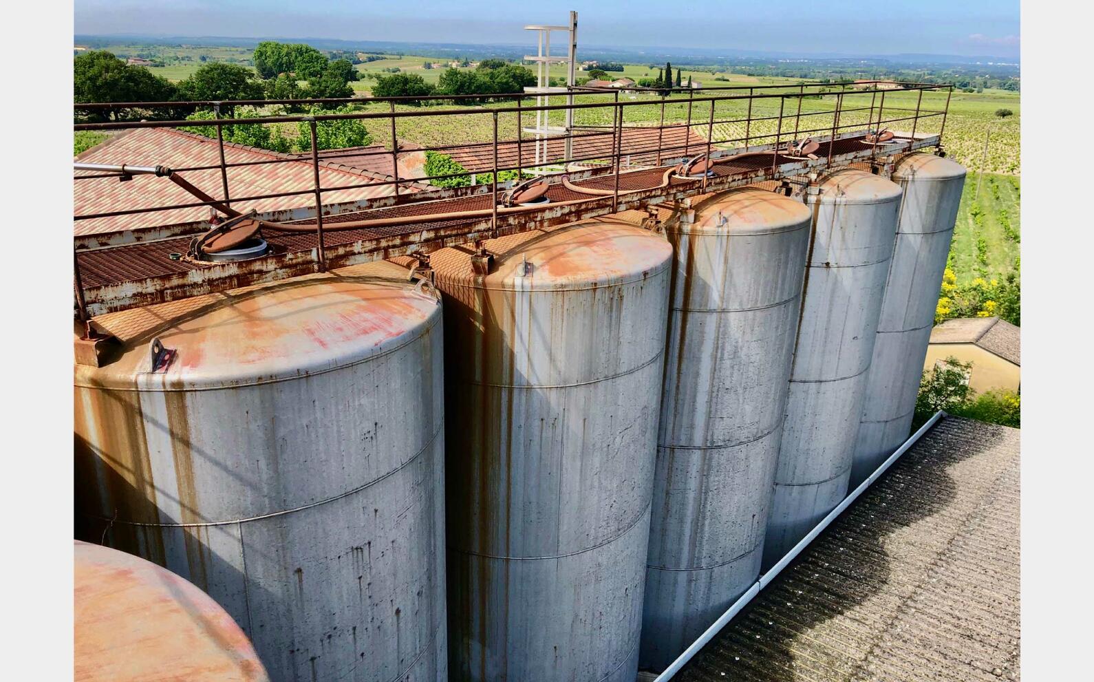 Cuve acier rev&ecirc;tu - Sur pieds 720 HL (72 000 litres)