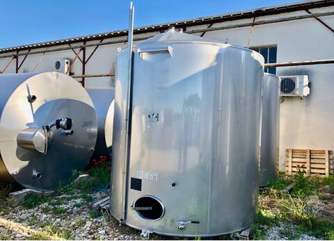 304 stainless steel tank - Flat bottom 120 HL (12 000 liters) CTI