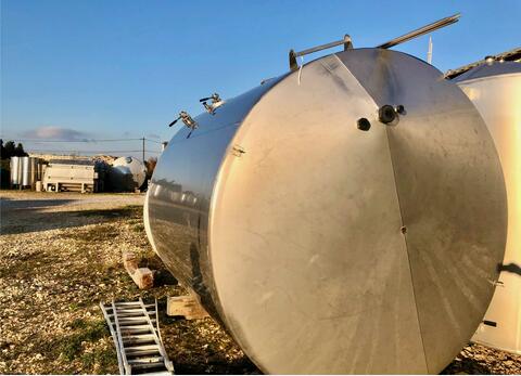 304 stainless steel tank - Flat bottom - Vertical flat bottom on invert