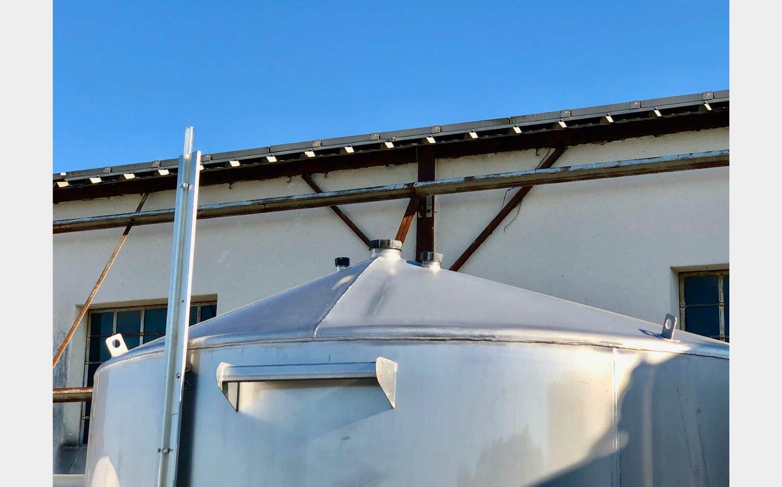 Cuve inox 304 - Fond plat 120 HL (12 000 litres) CTI