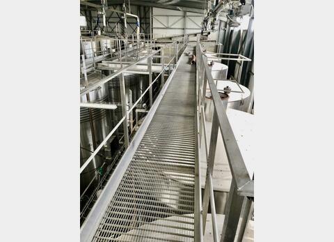 Passerelle inox Largeur : 900 mm