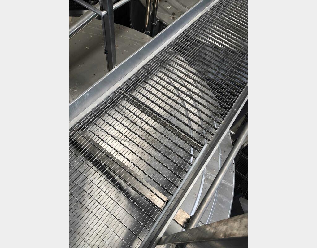 Stainless steel gangway - Width : 700 mm
