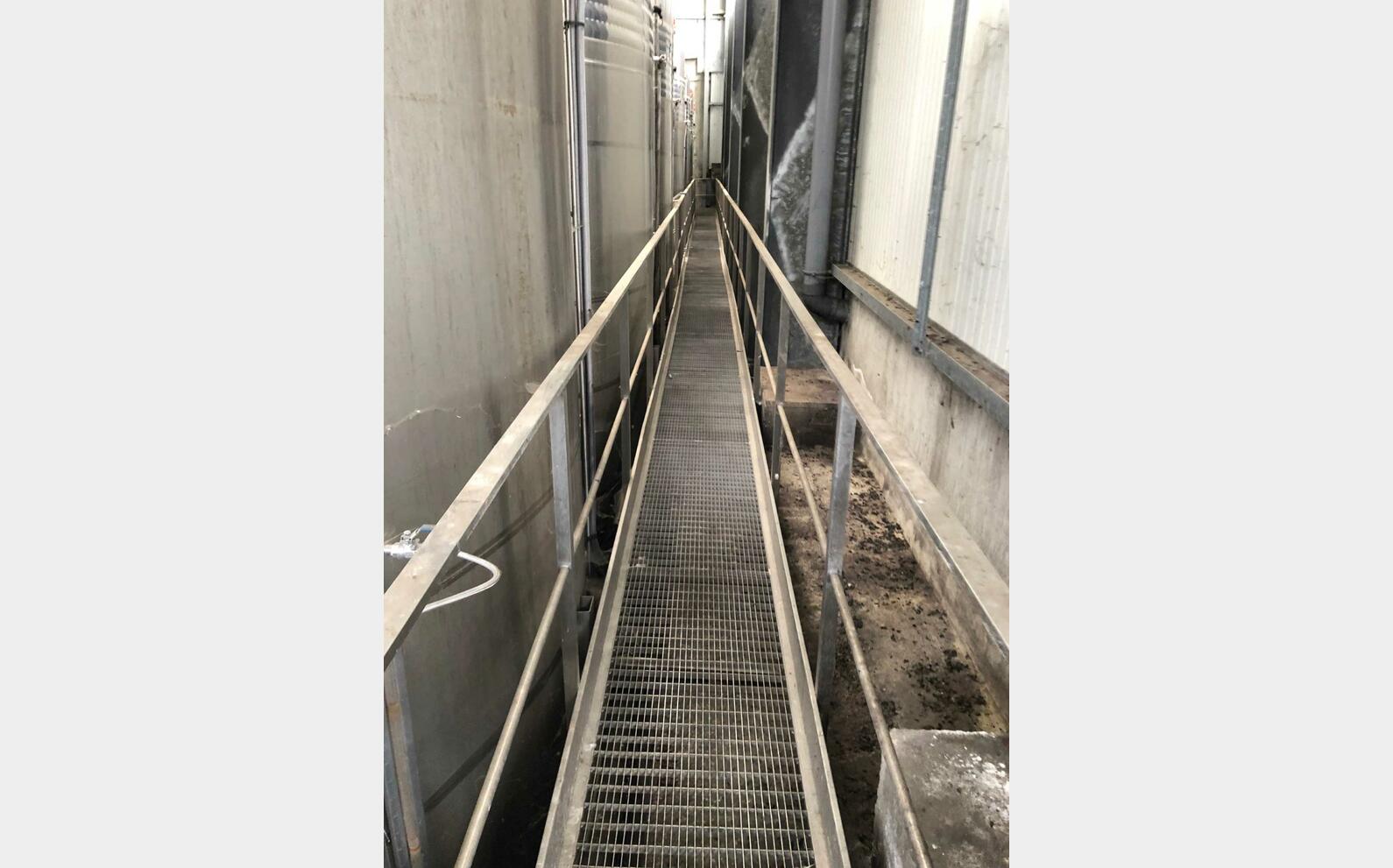 Passerelle inox Largeur : 700 mm