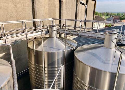 Cuve inox 316L - thermor&eacute;gul&eacute; 1016 HL (101 600 litres) PIERRE GUERIN