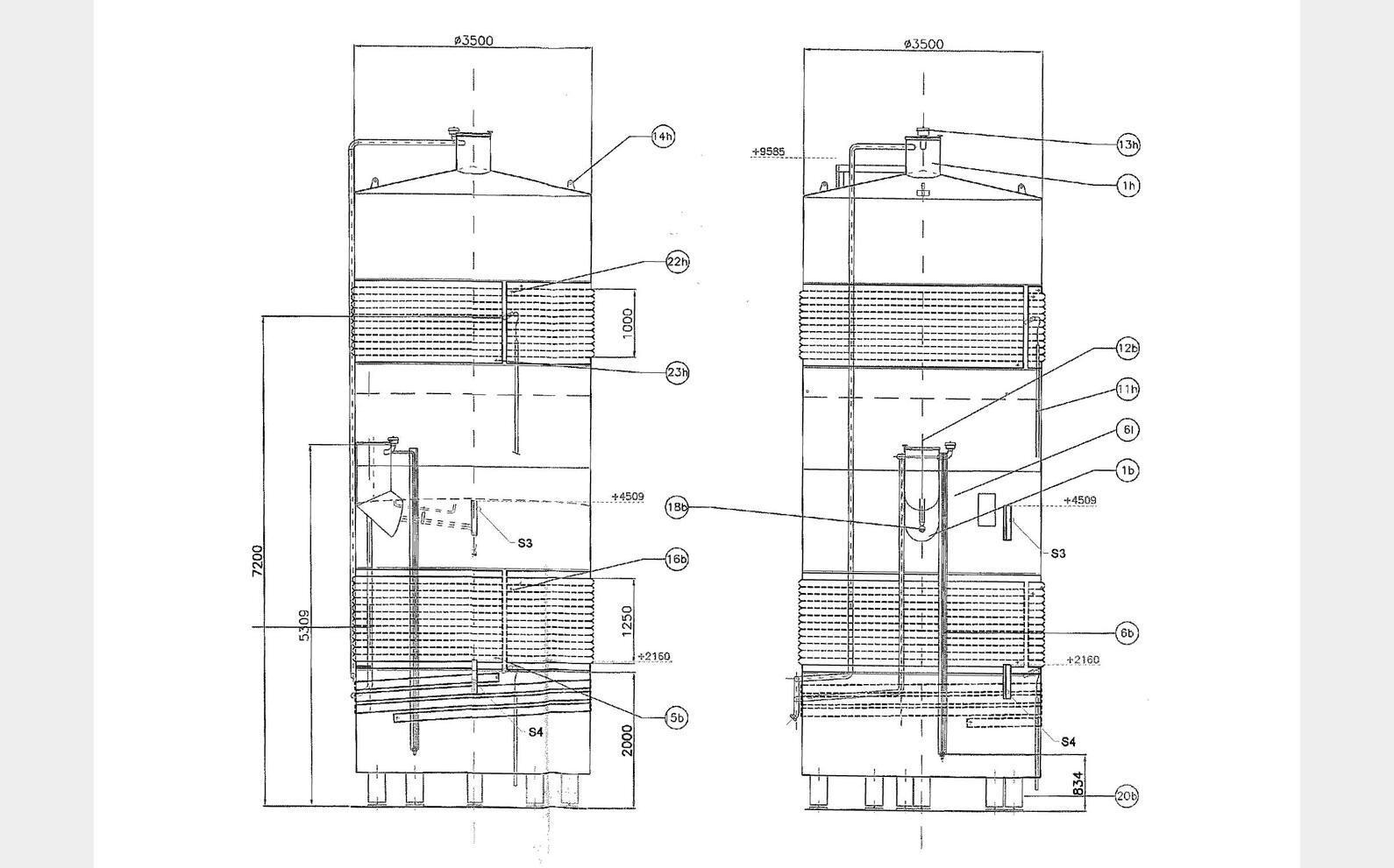 Stainless steel tank - Compart. 719 HL (71 900 liters) MARTINEZ SOLE