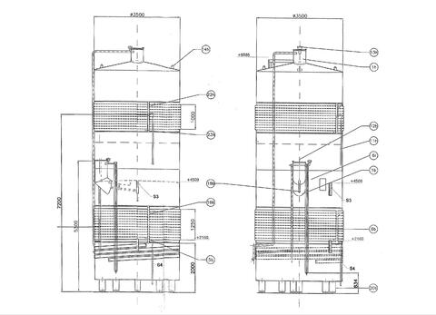 Cuve inox compartimentée - (359 + 360 hl)