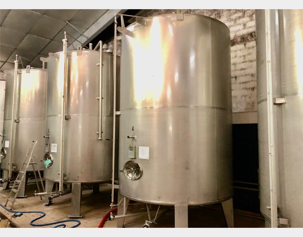 Cuve inox 316 - Stockage 126 HL (12 600 litres)