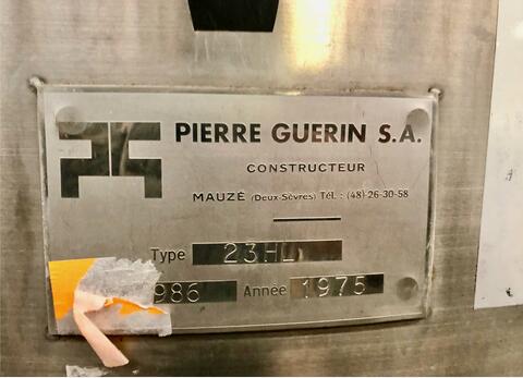 Stainless steel tank - Storage  23 HL (2 300 liters) PIERRE GUERIN