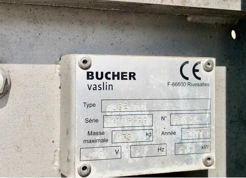 Stainless steel worm gear BUCHER