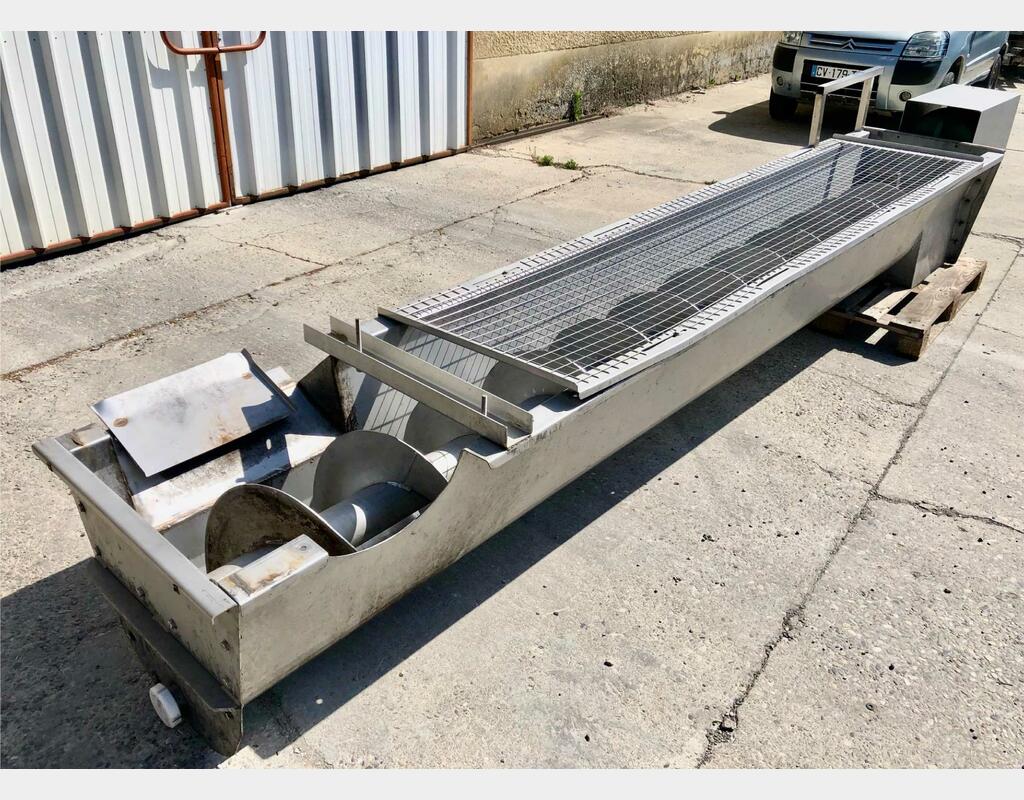 Stainless steel worm gear BUCHER