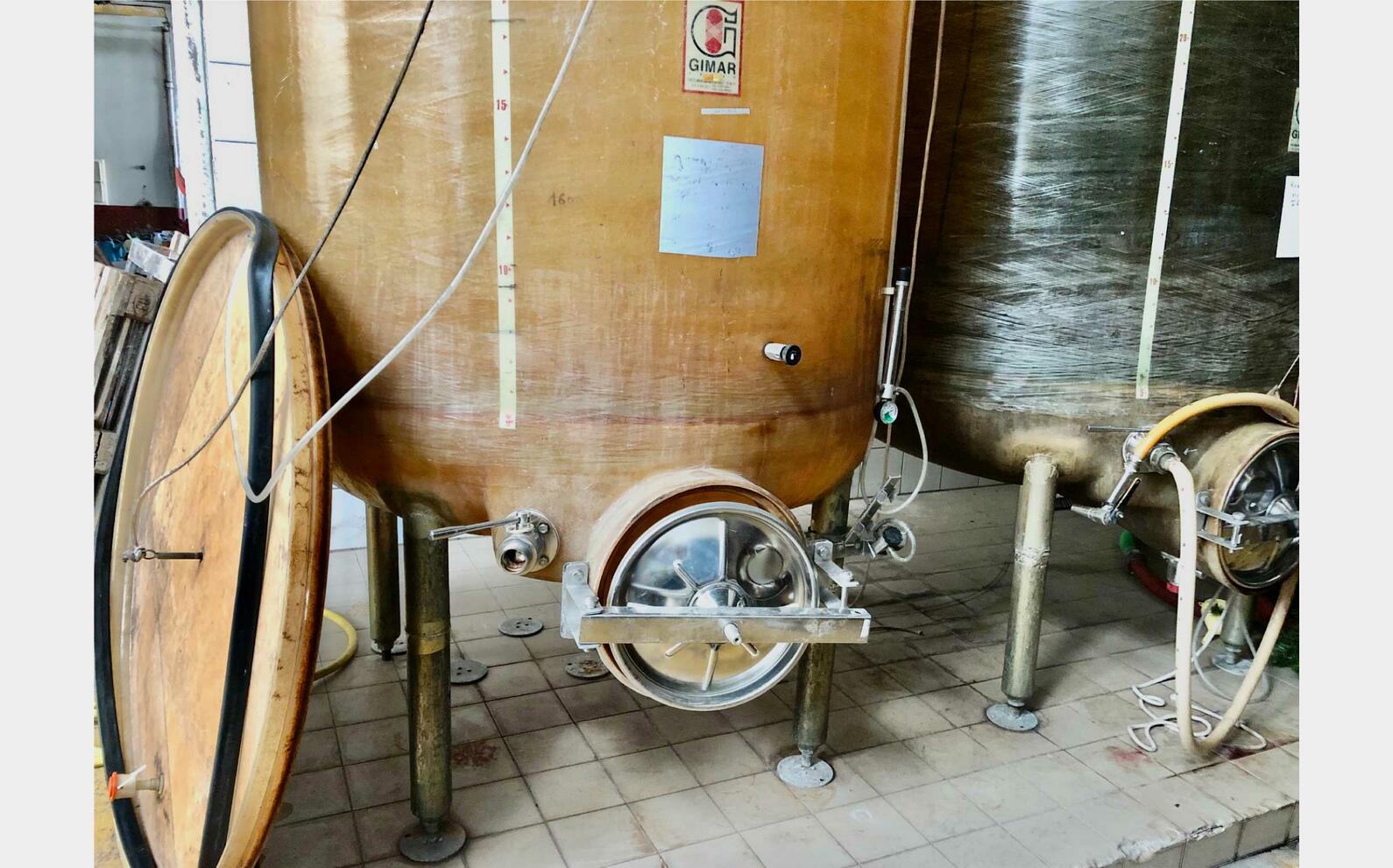 Fibre tank - Storage 50 HL (5,500 litres) VASLIN