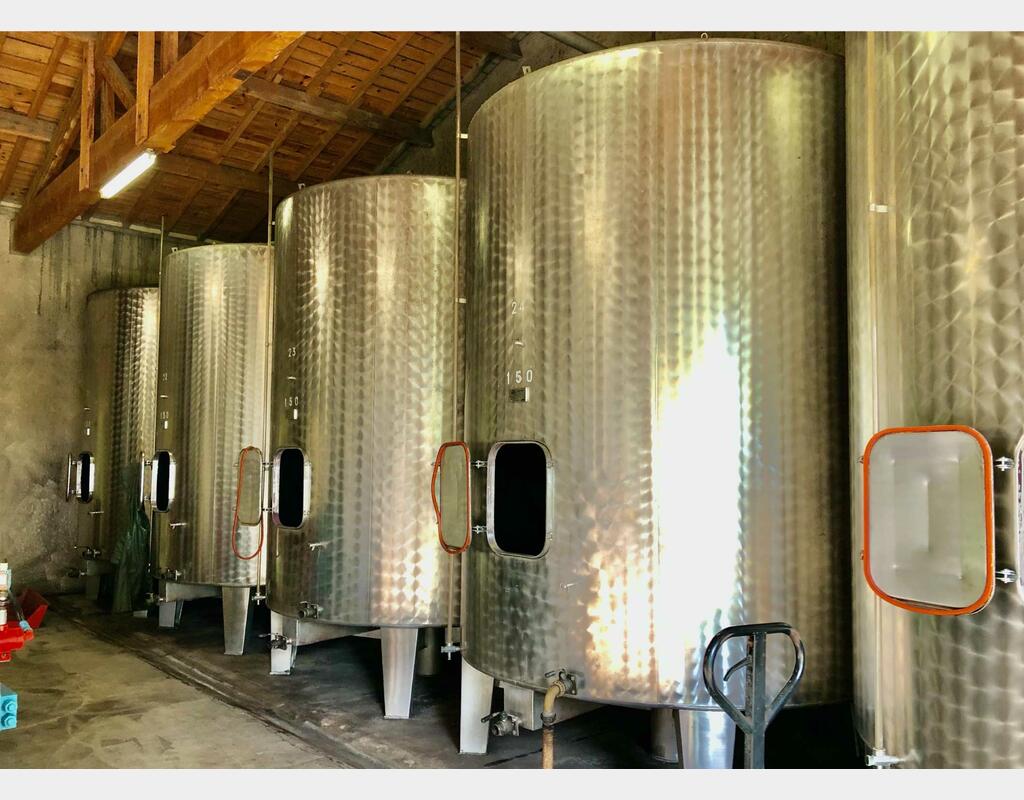 Stainless steel tank - On feet 150 HL (15 000 liters) LAGOUARDE