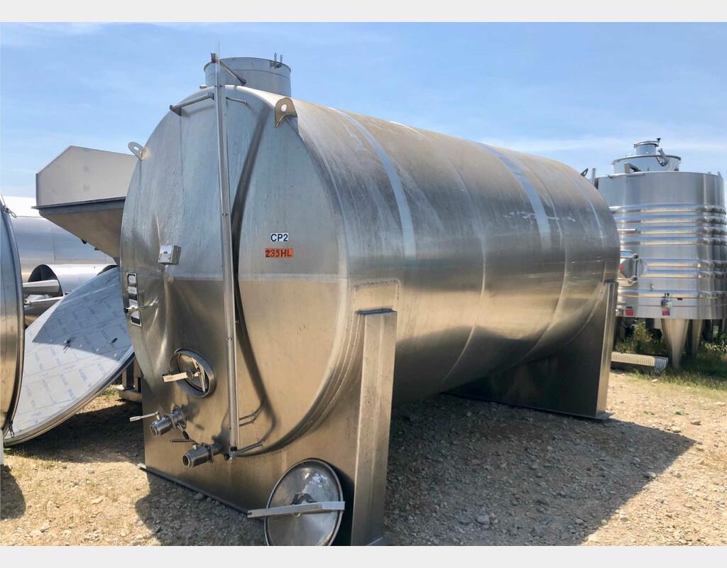 Cuve inox - Horizontale 235 HL ( 23 500 litres) CSC