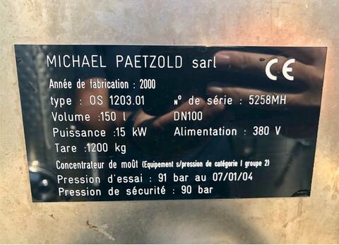 Osmoseur - Concentrateur mo&ucirc;t 150 litres MICHAEL PAETZOLD
