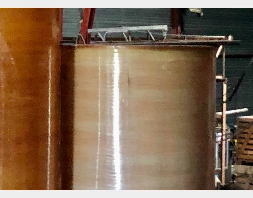 Fiberglass tank - Floating cap