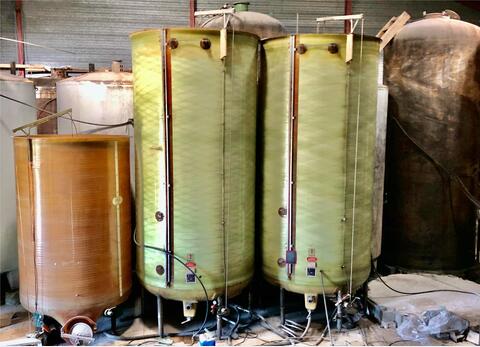 Cuve fibre - Chapeau flottant 200 HL (20.000 litres) GIMAR