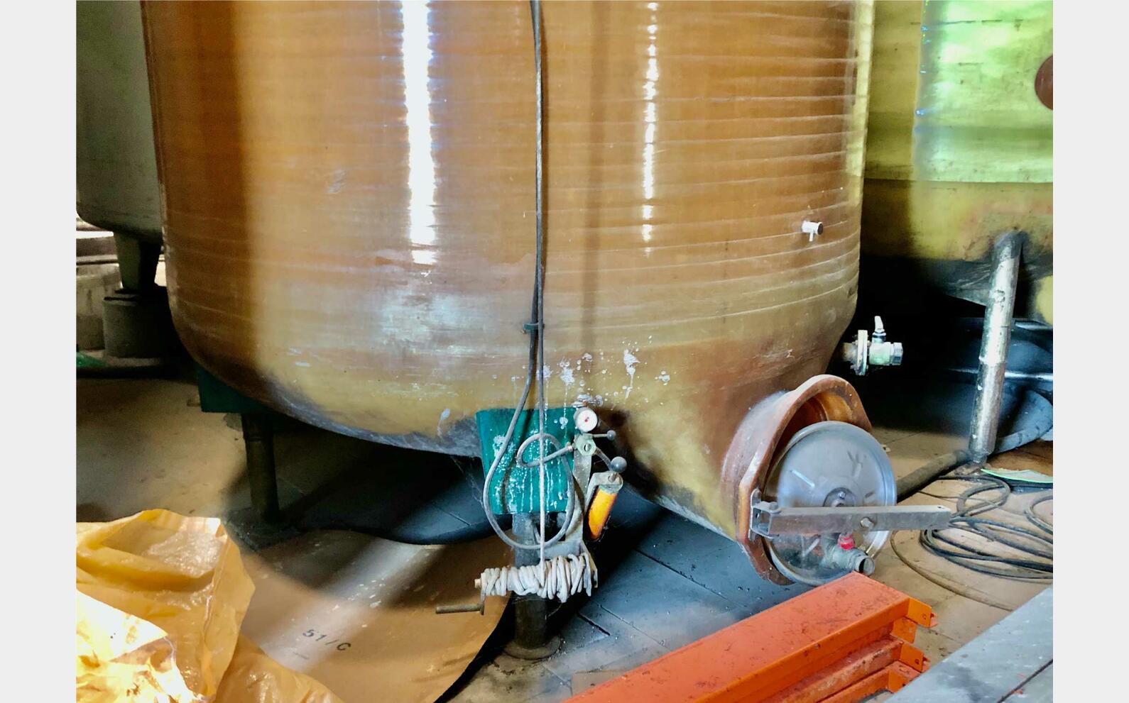 Cuve fibre - Chapeau flottant 100 HL (10 000 litres)