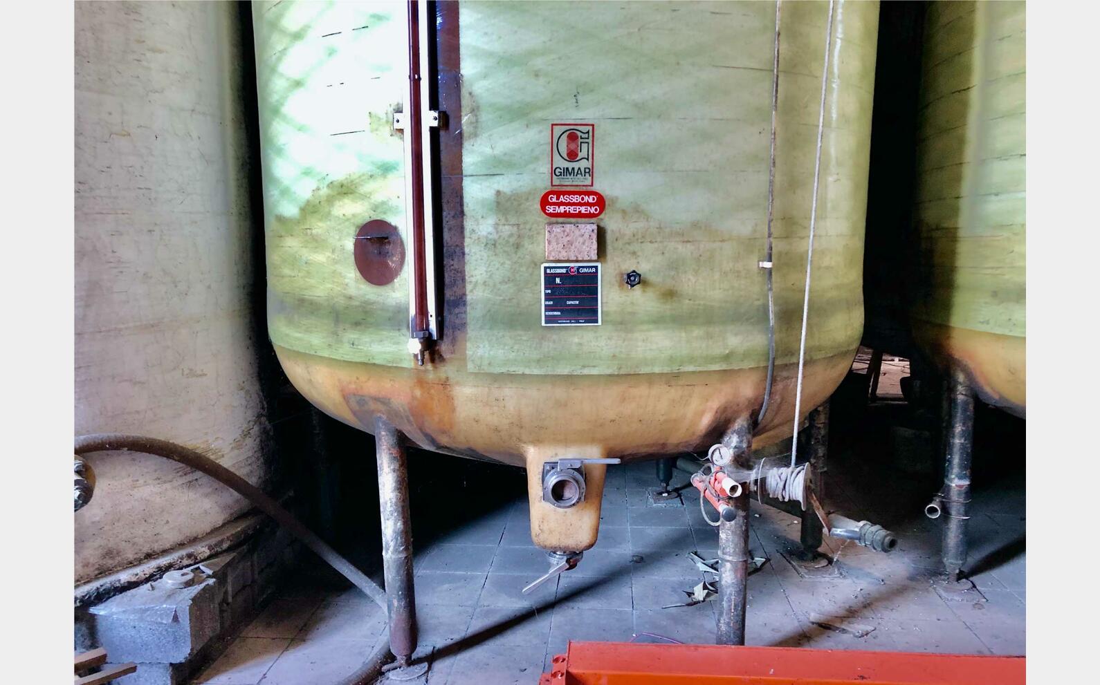 Cuve fibre - Chapeau flottant 200 HL (20.000 litres) GIMAR